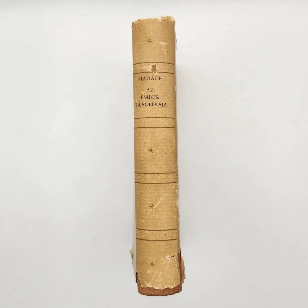 Az Ember Tragediaja Imre Madach Hungarian Book Vintage Hardcover
